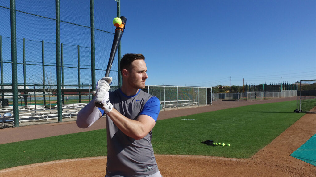 Baseball Swing Trainer on Bat